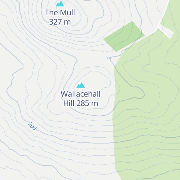Map of Fleuchlarg Hill