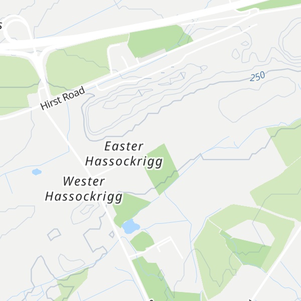 Map of Hassock Rigg