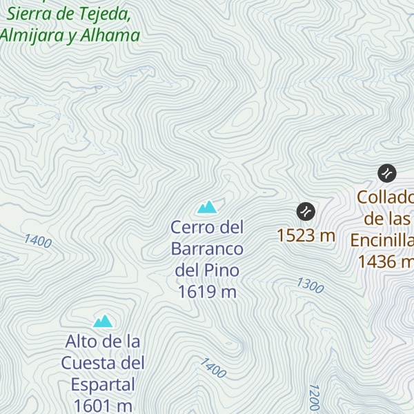 Map of Cerro del Barranco del Pino