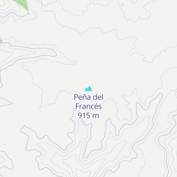 Map of Peña del Francés