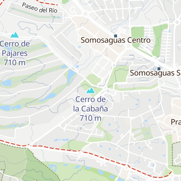 Map of Cerro de la Cabaña