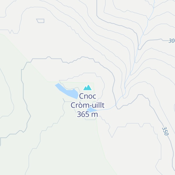 Map of Cnoc Cròm-uillt