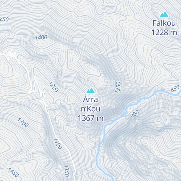Map of Arra n’Kou