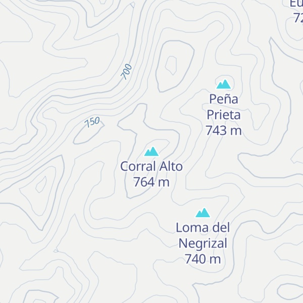 Map of Corral Alto