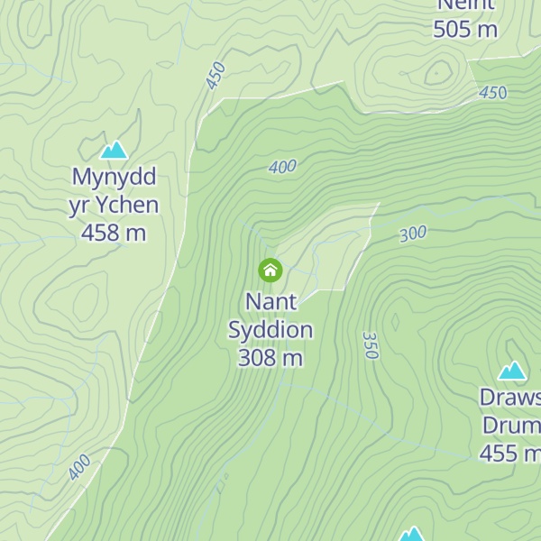 Map of Nant Syddion