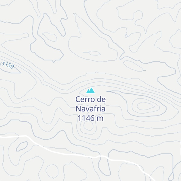Map of Cerro de Navafría