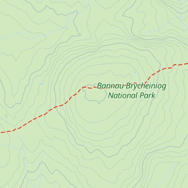 Map of Foel Fraith