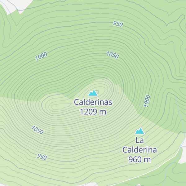 Map of Calderinas