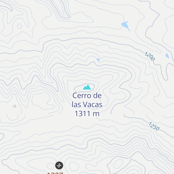 Map of Cerro de las Vacas