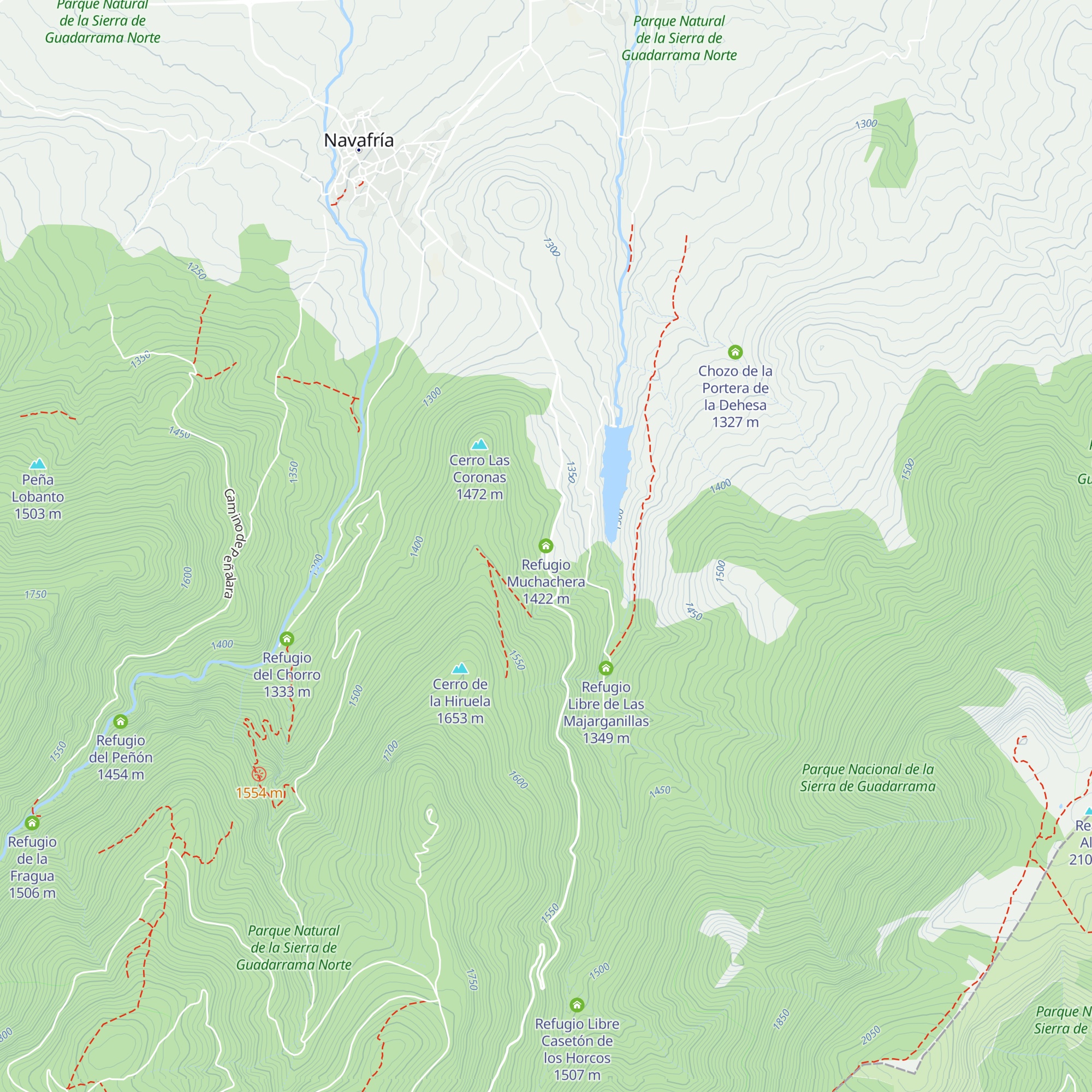 Refugio Muchachera map