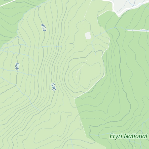 Map of Moel y Feidiog