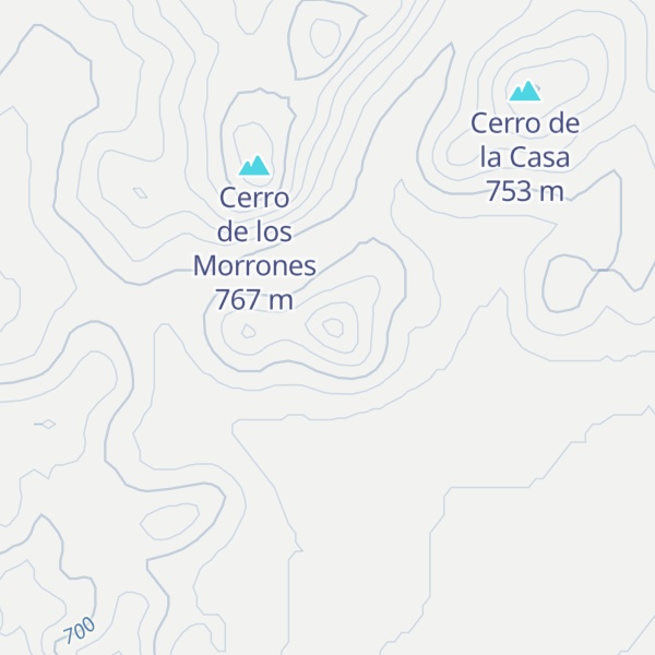 Map of Cerro del Guijo