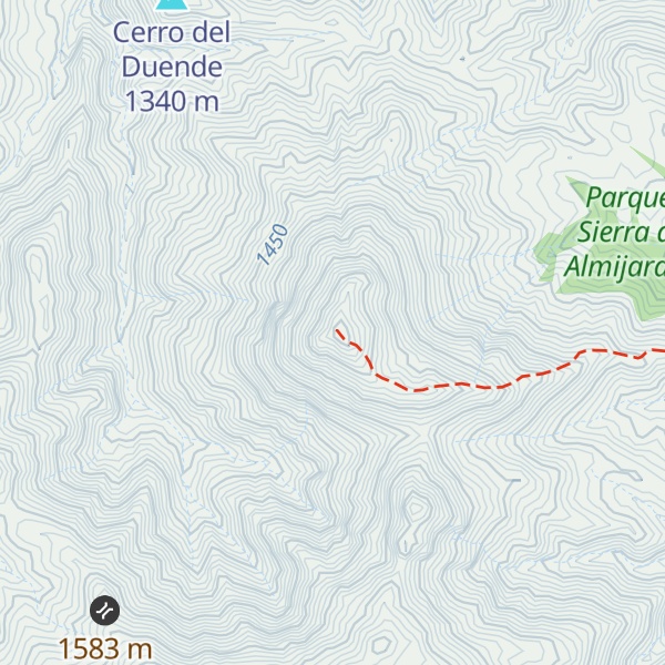 Map of Cerro de Cabañeros