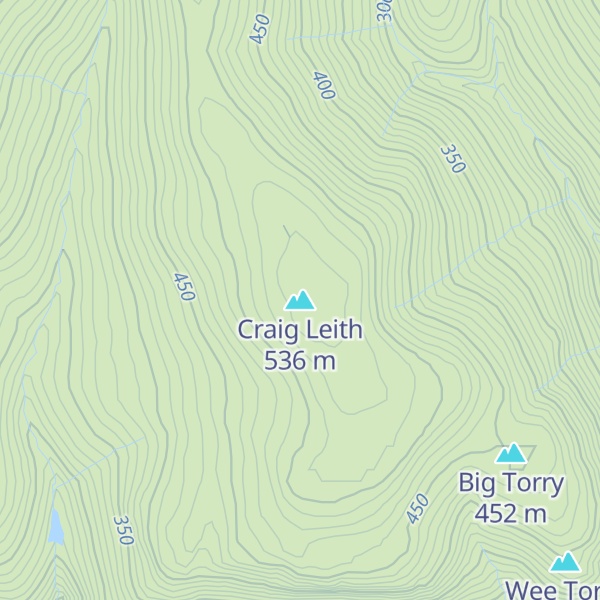 Map of Craig Leith