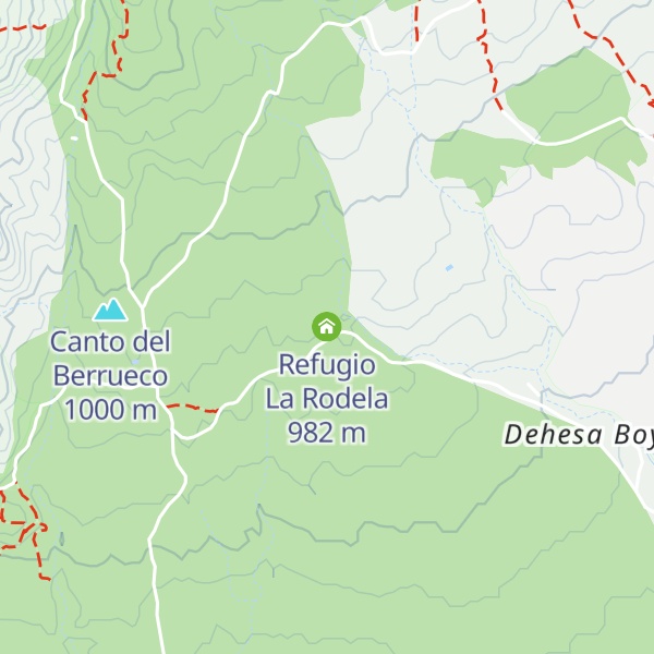 Map of Refugio La Rodela