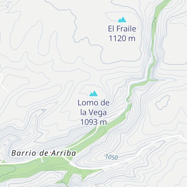 Map of Lomo de la Vega