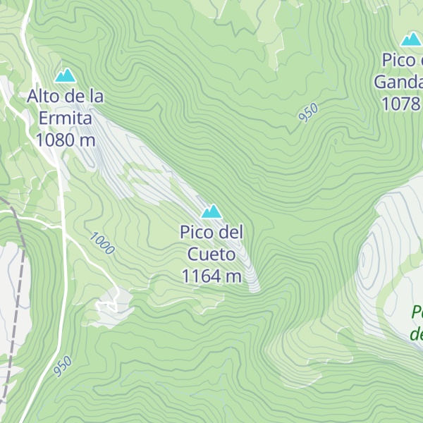 Map of Pico del Cueto