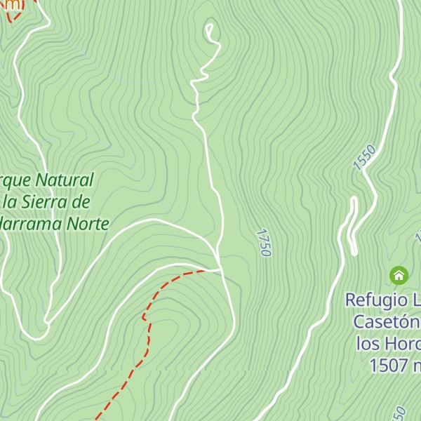 Map of Refugio Navalcollado
