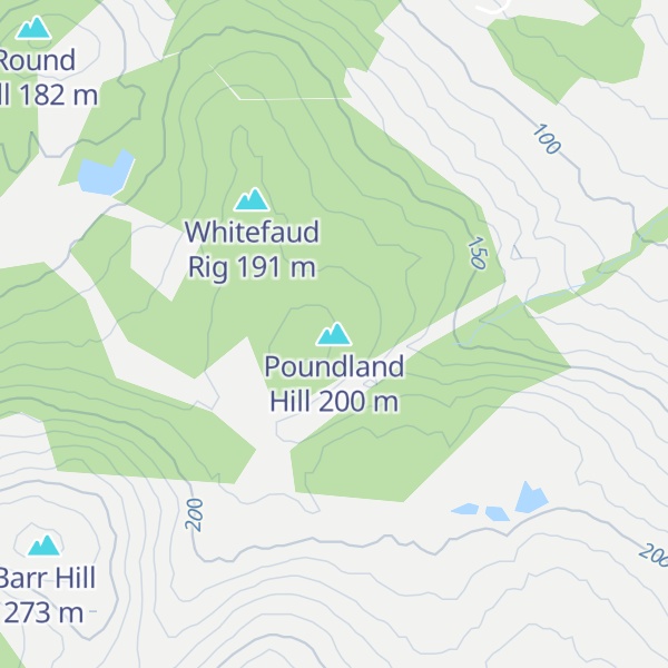 Map of Poundland Hill