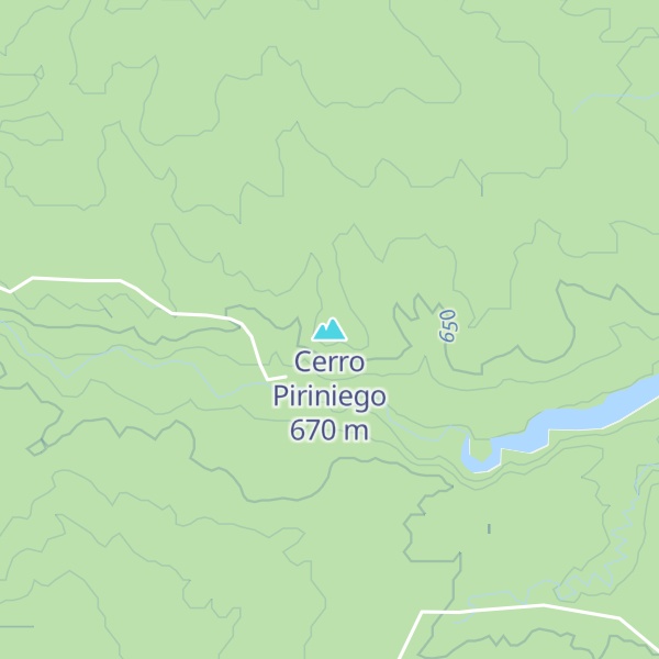 Map of Cerro Piriniego