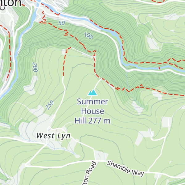 Map of Summer House Hill