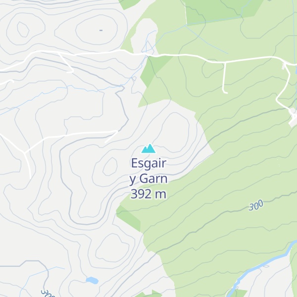 Map of Esgair y Garn