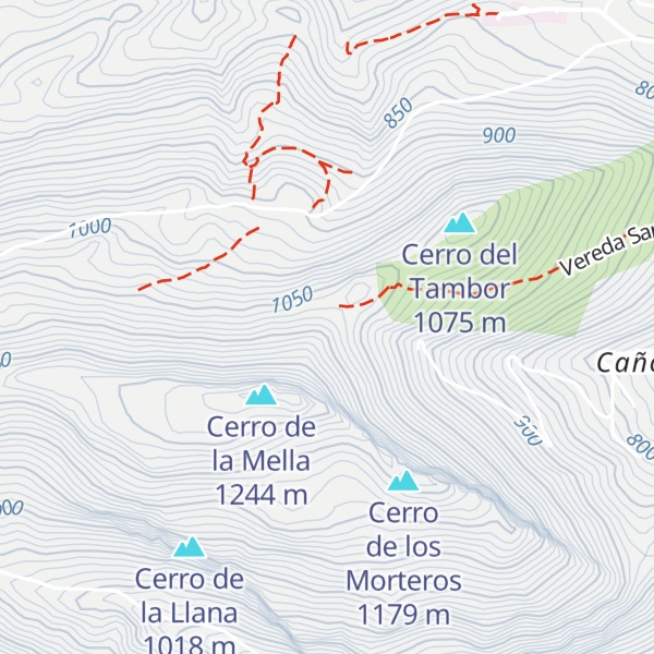 Map of Refugio del Notario