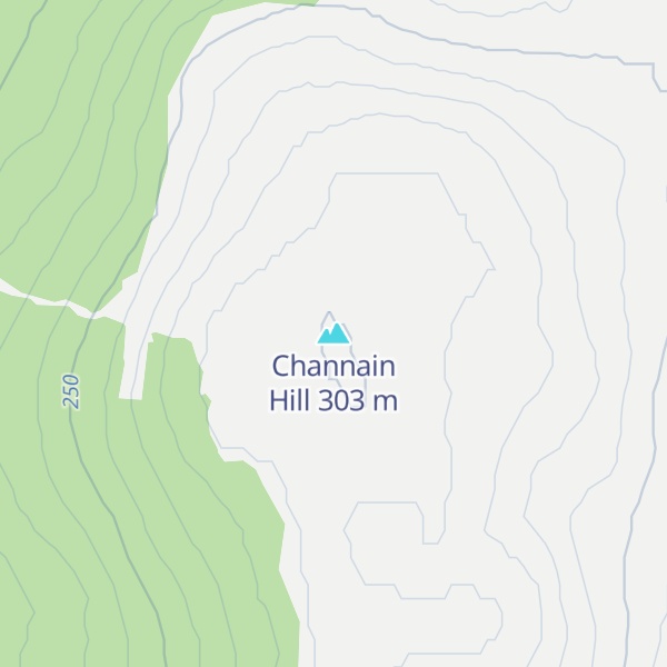 Map of Channain Hill