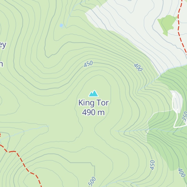 Map of King Tor