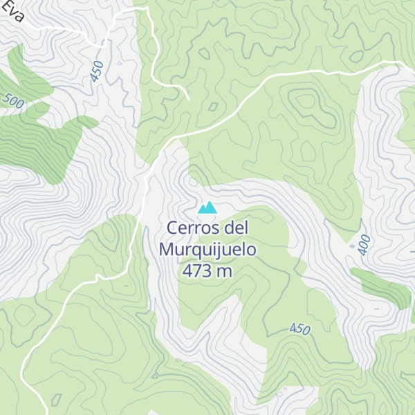 Map of Cerros del Murquijuelo