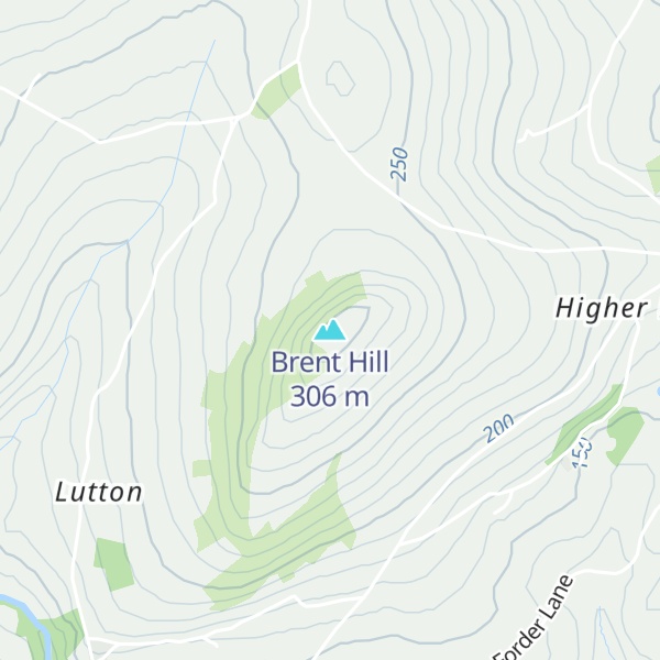 Map of Brent Hill