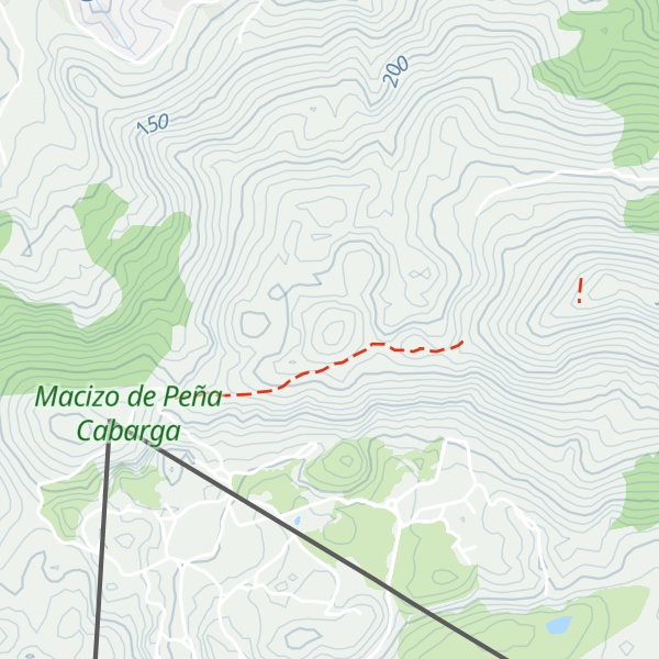 Map of Monte Cabarga