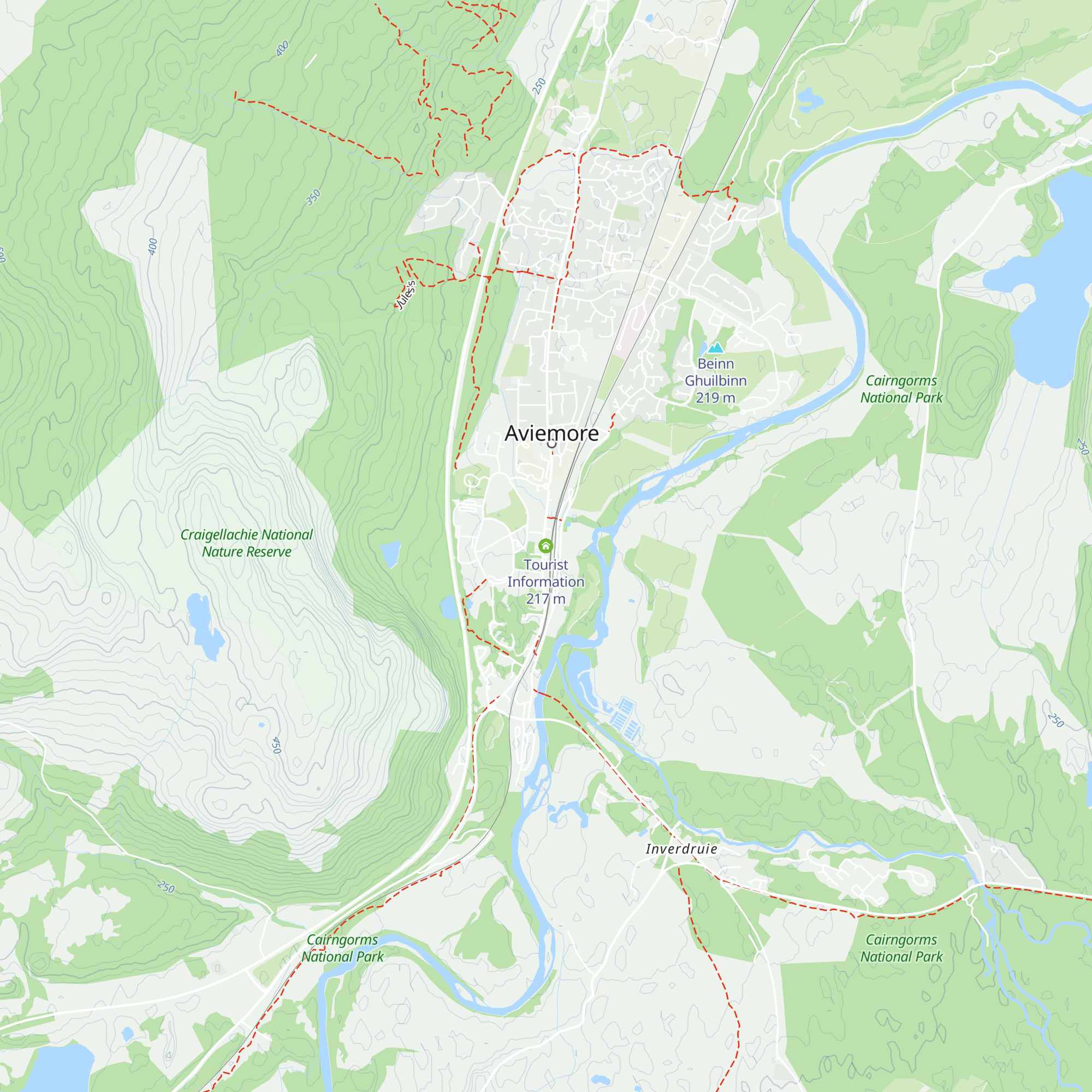 Tourist Information map