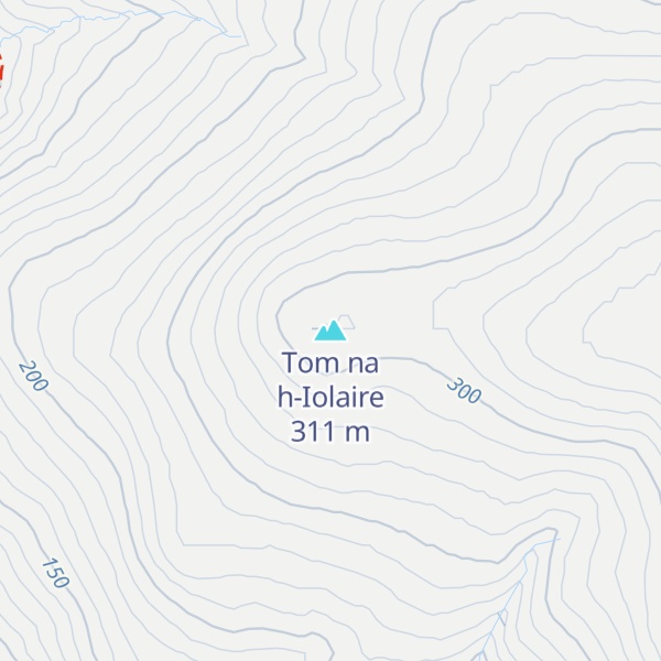 Map of Tom na h-Iolaire