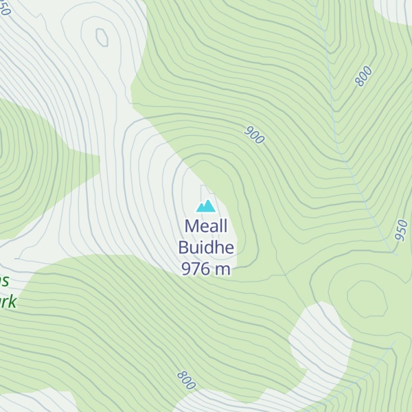 Map of Meall Buidhe