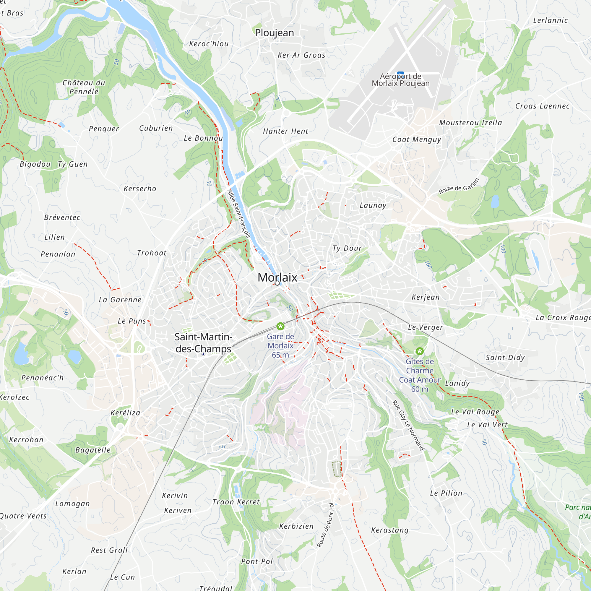 Office du tourisme de Morlaix map