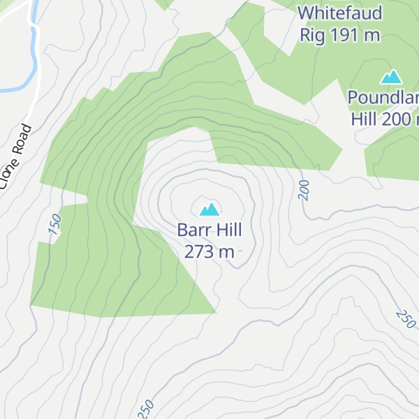 Map of Barr Hill