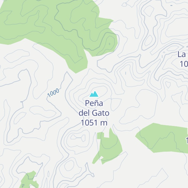 Map of Peña del Gato
