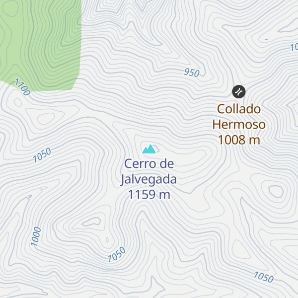 Map of Cerro de Jalvegada
