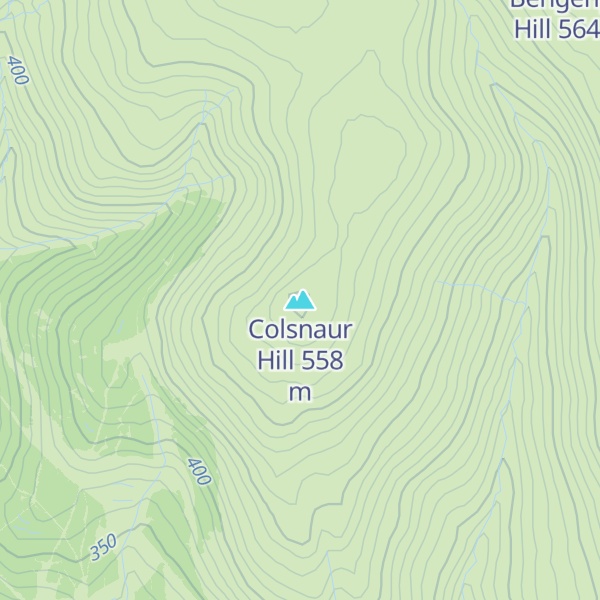 Map of Colsnaur Hill