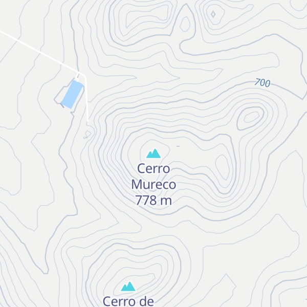 Map of Cerro Mureco