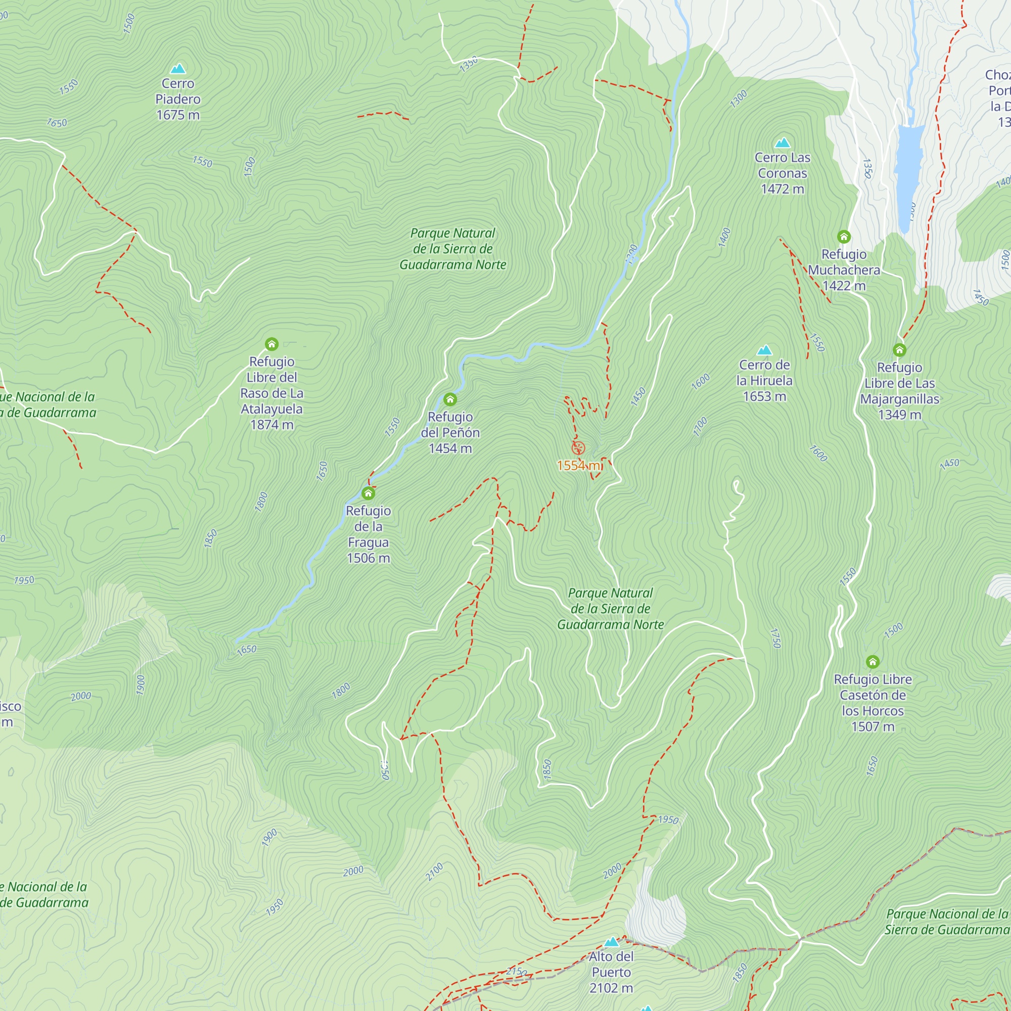 Refugio Piemediano Alto map