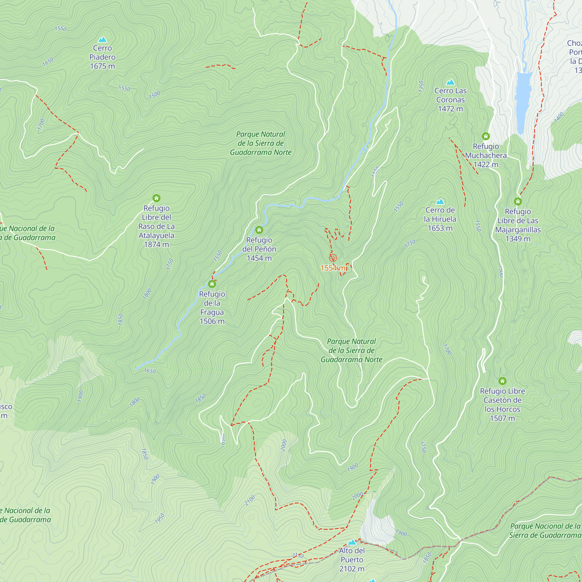 Refugio Piemediano Alto map