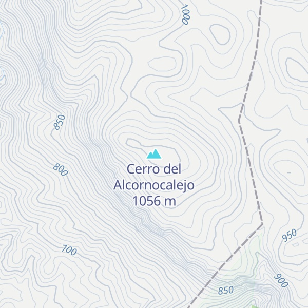 Map of Cerro del Alcornocalejo