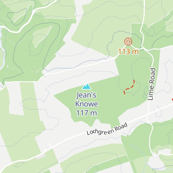 Map of Jean's Knowe