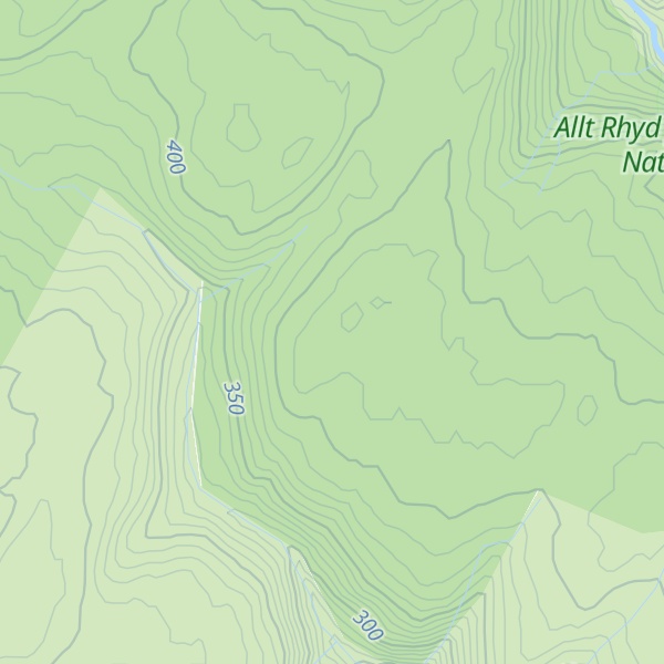 Map of Cefn Gwenffrwd