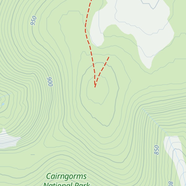 Map of Mullach Clach a'Bhlair