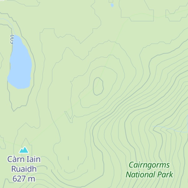 Map of Càrn Glas-choire