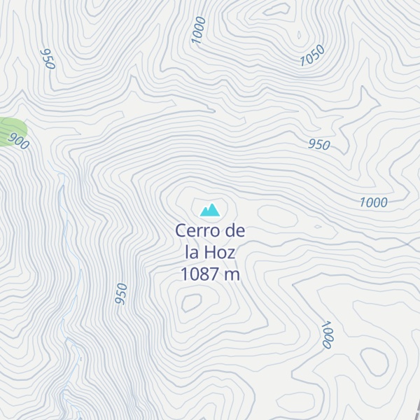 Map of Cerro de la Hoz