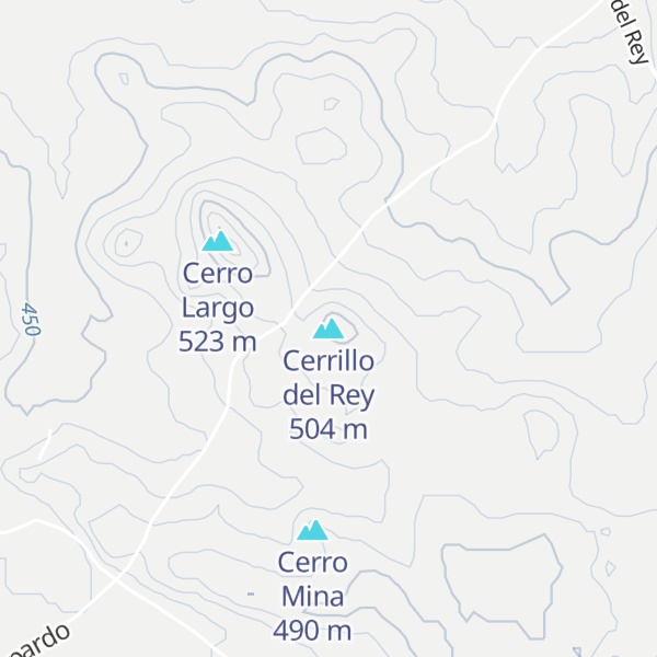 Map of Cerrillo del Rey